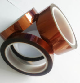 Amber Color Kapton Polyimide Tape Class H Insulation Feature For Electrical Coils