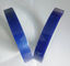 Economy grade PET Silicone Tape Single Adhesive Side , Blue Adhesive Tape For Spray Masking