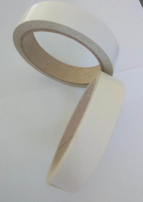 White Color Pe Paper Double Splice Tape With Heavy Stripping Force