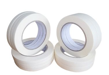 Acrylic Adhesion Crepe Paper Masking Tape 150um Thickness , Thin Masking Tape