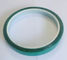 ISO9001 Dark Green Polyester Tape 85um With Silicone Adhesive For Coating