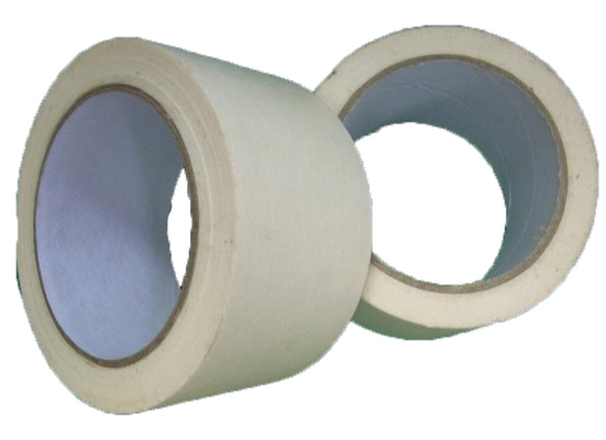 Acrylic Adhesion Crepe Paper Masking Tape 150um Thickness , Thin Masking Tape