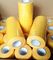 Dark Yellow 100mil Small Core Crepe Paper Masking Tape For Painting Industry